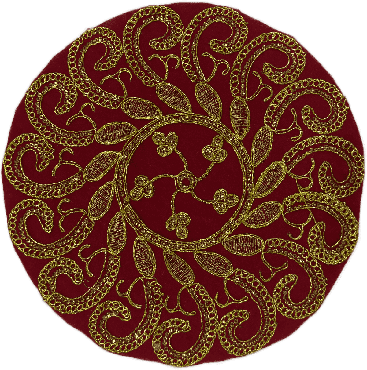  ⁠⁠embroidery pooja aasan